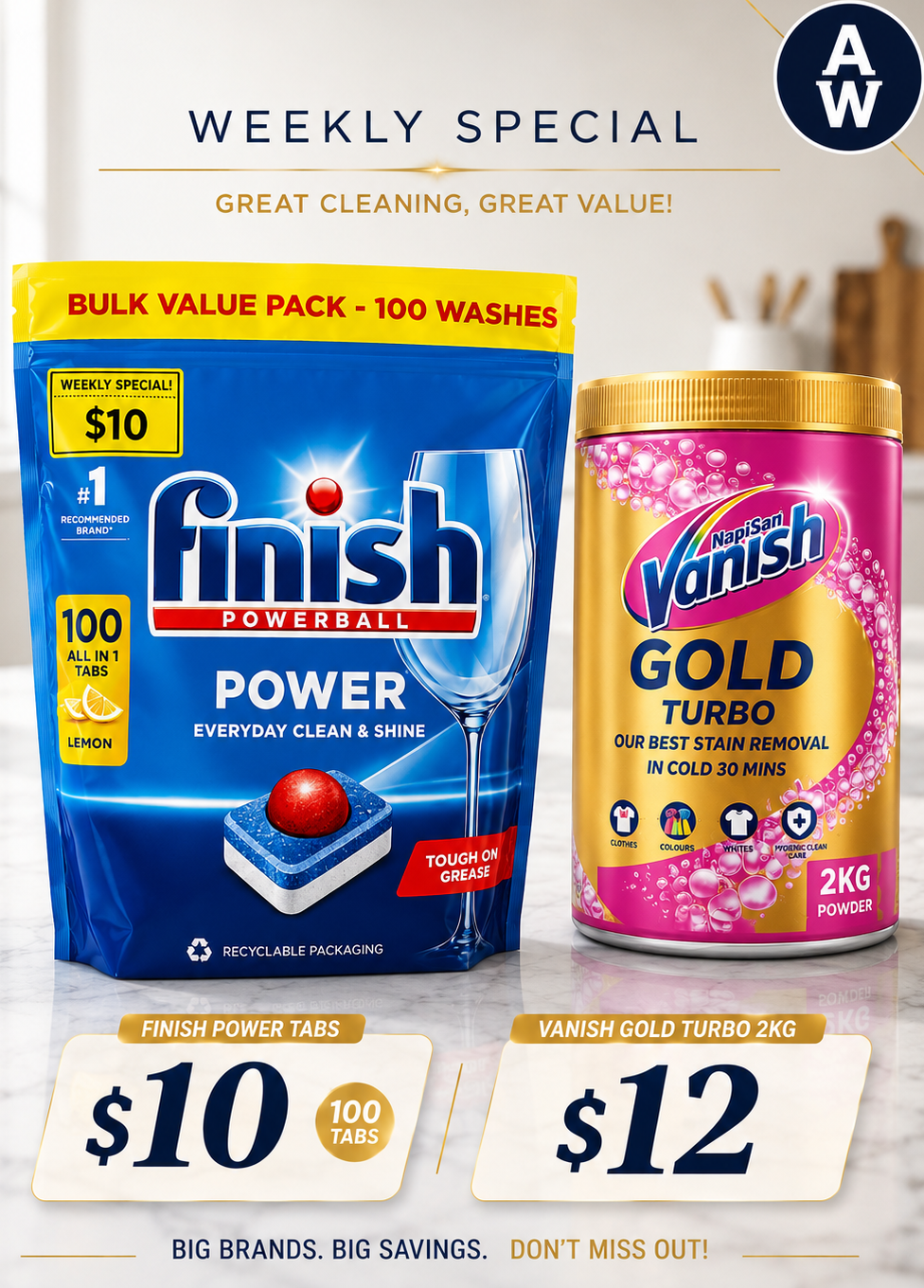 Finish Powerball 100 Pack